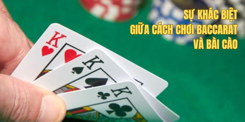 Sự khác biệt của cách chơi baccarat với bài cào